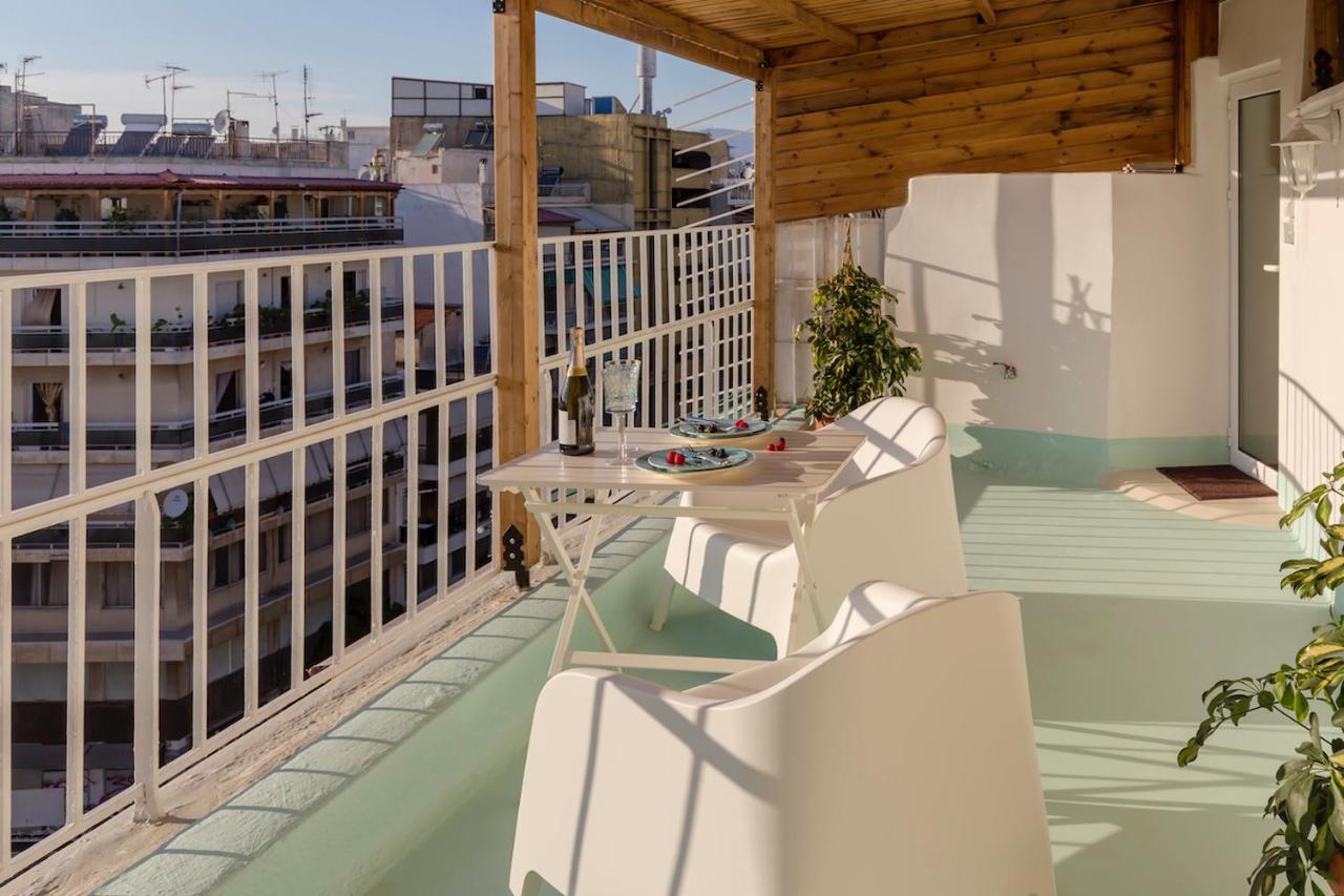 Blue And White Apartment Vipgreece Атина Екстериор снимка