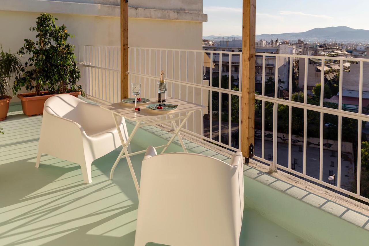 Blue And White Apartment Vipgreece Атина Екстериор снимка